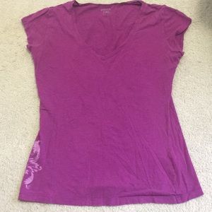 Purple T-Shirt With Angel Wings